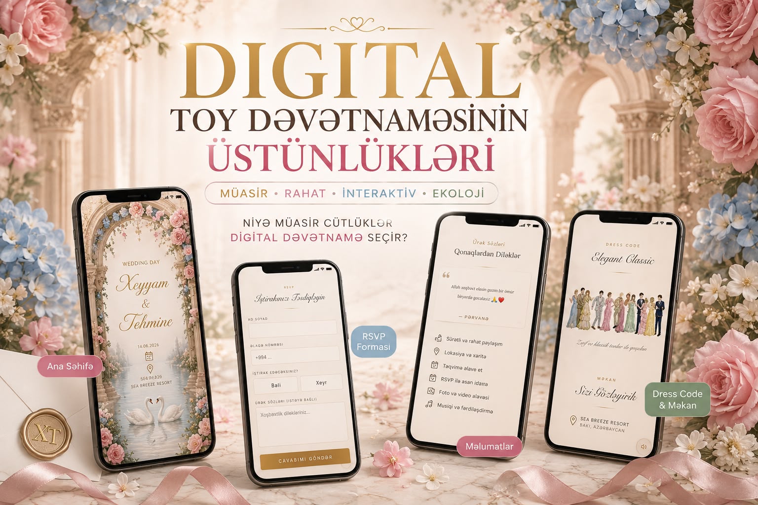 Digital toy dəvətnaməsinin üstünlükləri: Niyə müasir cütlüklər digital dəvətnamə seçir?