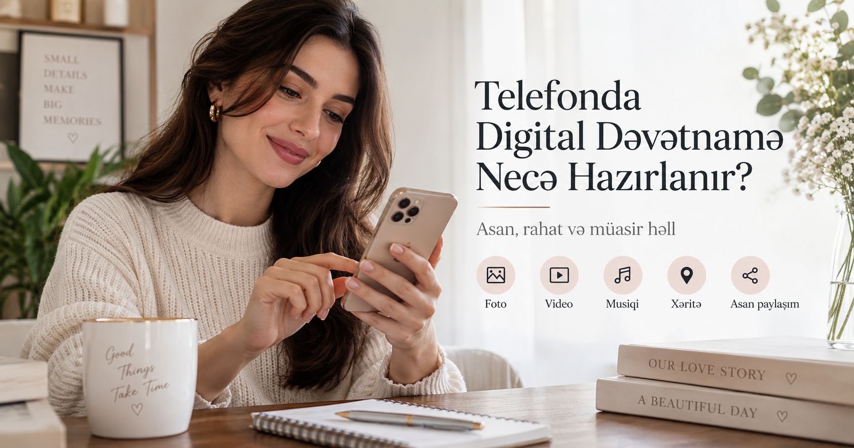 Telefonda Digital Dəvətnamə Necə Hazırlanır?