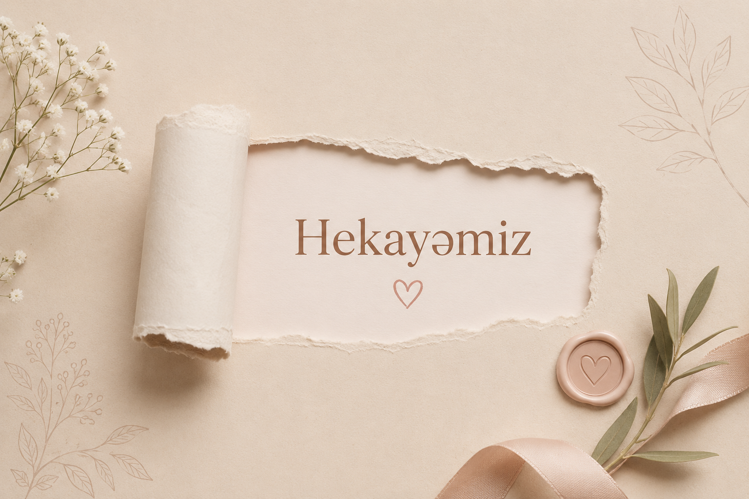 Hər şey 2026-cı ildə öz nişan günümüz üçün dəvətnamə hazırlamaq istəyimizlə başladı. 