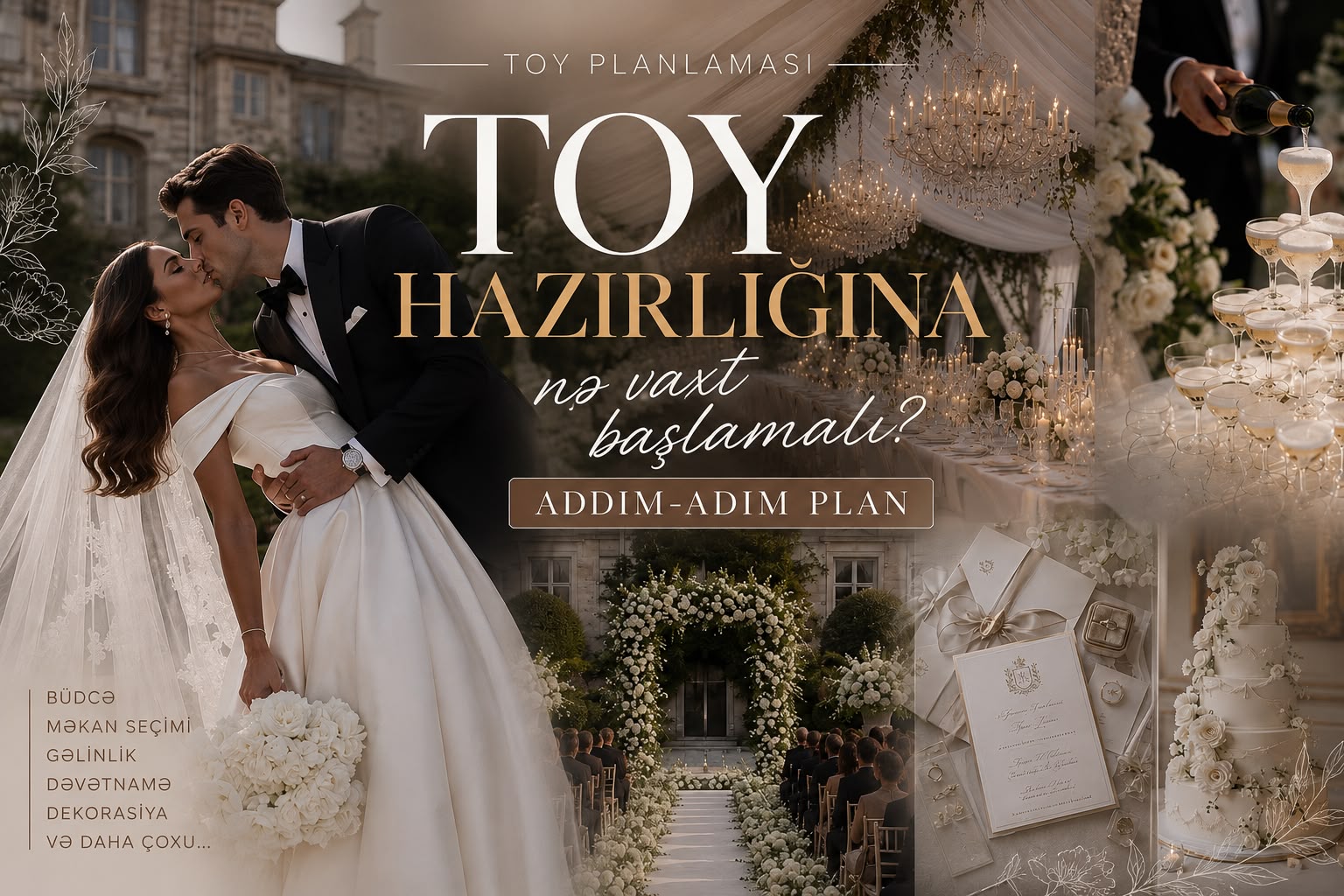 Toy hazırlığına nə vaxt başlamalı? Addım-addım plan